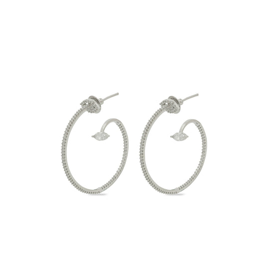 Luxe Eye Hoop Earrings- Limited Edition