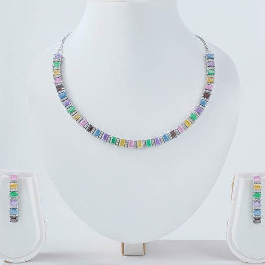 PrismGlow Necklace Set