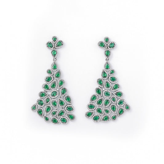 Ultra Gorgeous Emerald Earrings