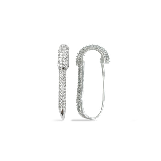 Mini Safety Pin Shaped Earrings