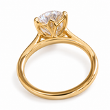 The Hailey Oval Solitaire Ring (5 Carat)