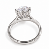 The Hailey Oval Solitaire Ring (5 Carat)