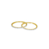 Heart Solitaire Bangles