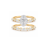 The Oval Bloom Ring Stack (2 Rings)