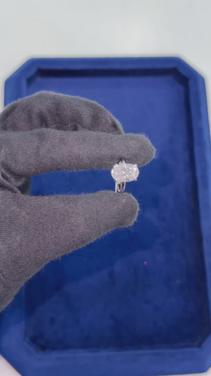 The Hailey Ring (Hidden Halo)