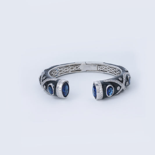 Mina Blue Cuff Bracelet